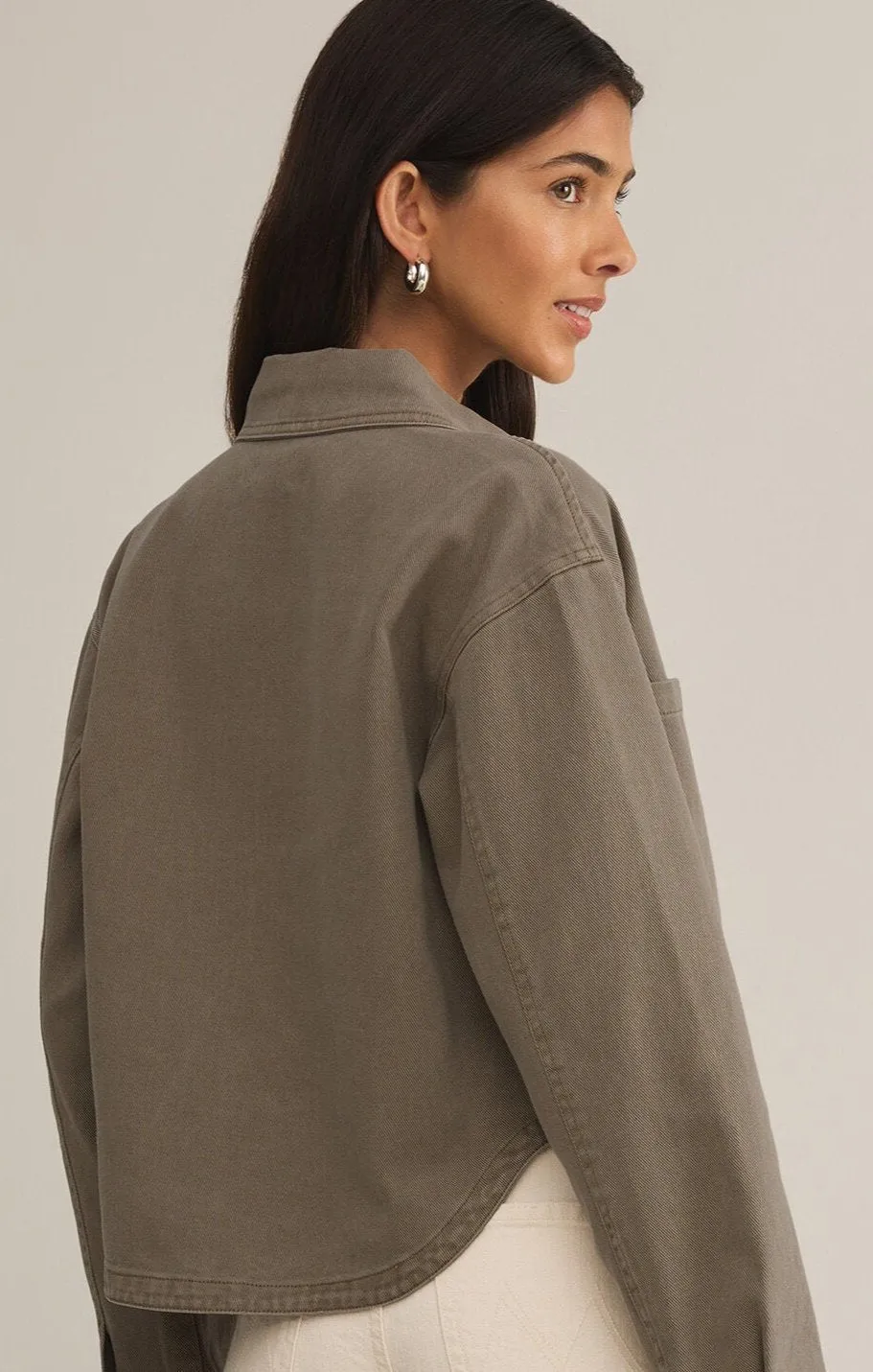 All Day Cropped Denim Jacket