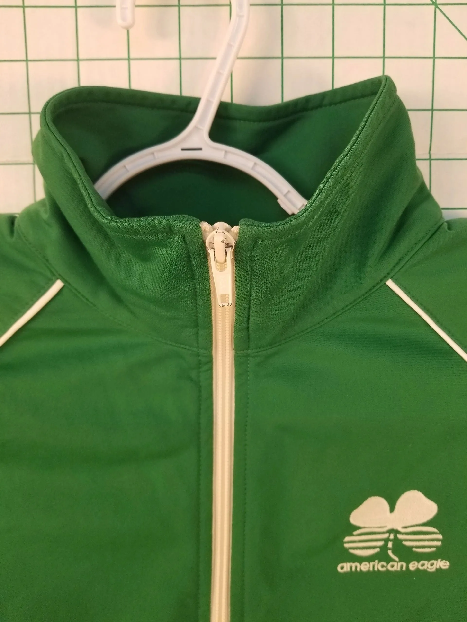American Eagle Shamrock Track Jacket S