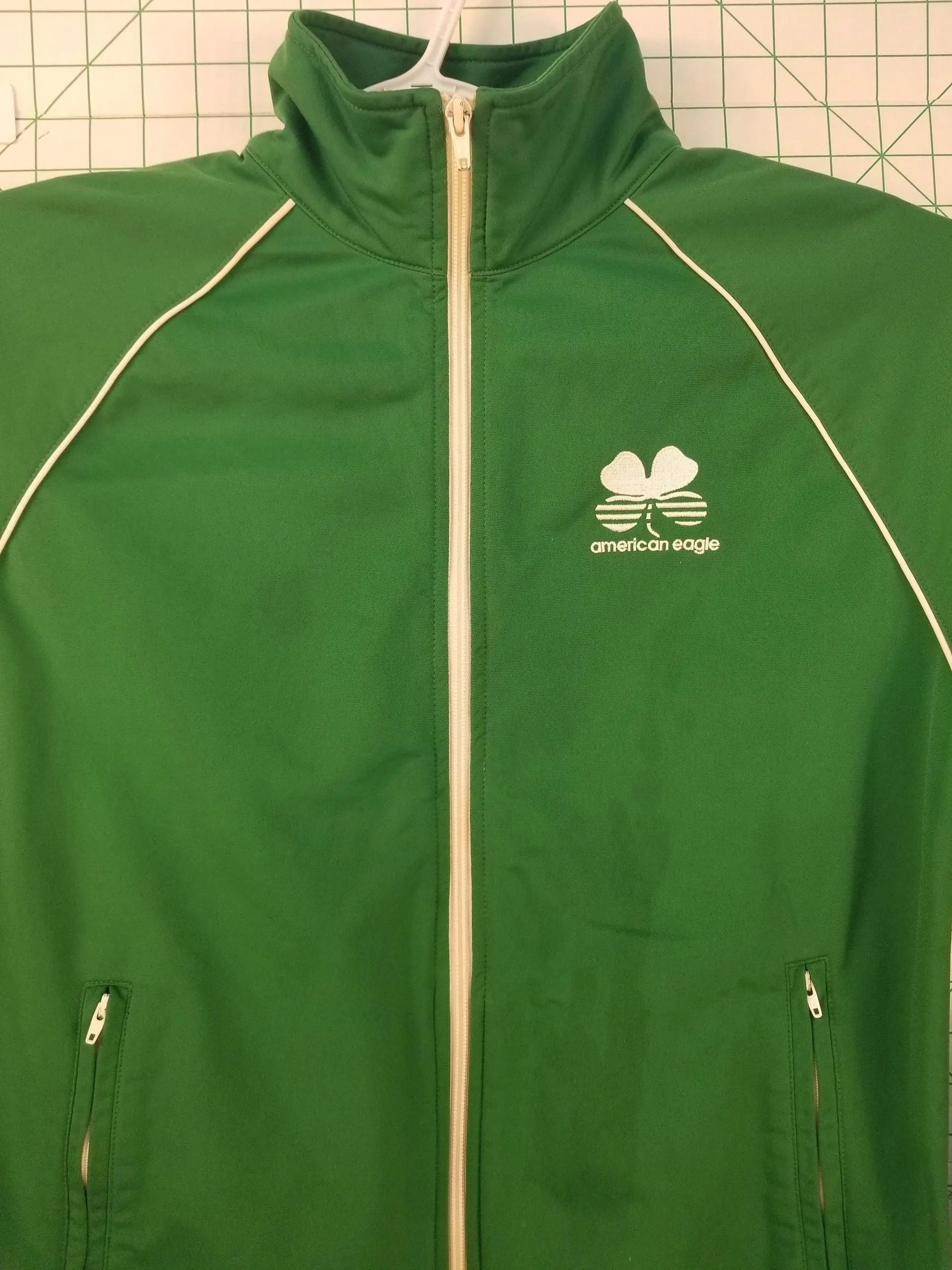 American Eagle Shamrock Track Jacket S