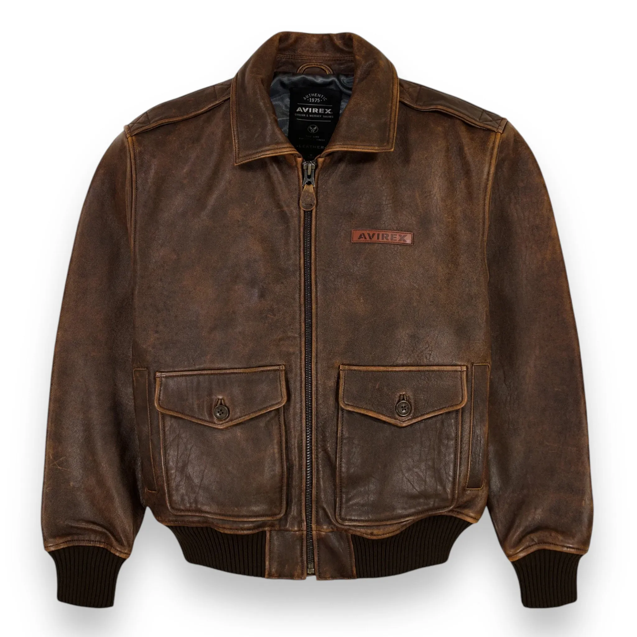 Avirex Sky Charmer A2 Jacket (Brown) - AVF241O07