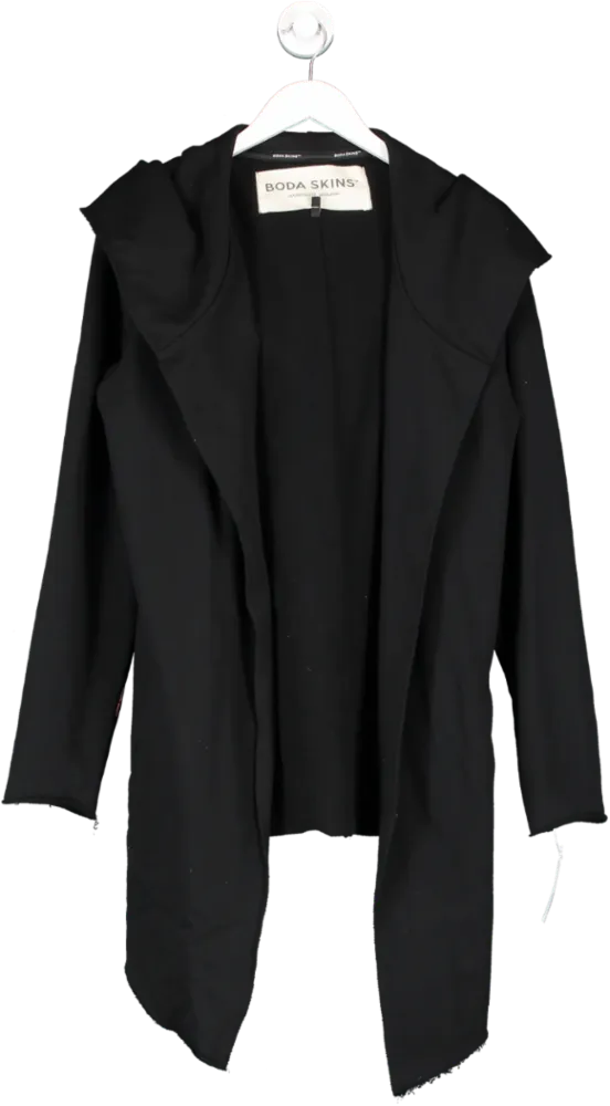 Boda Skins Black Limited Edition Shark Hooded Drape Jacket UK M