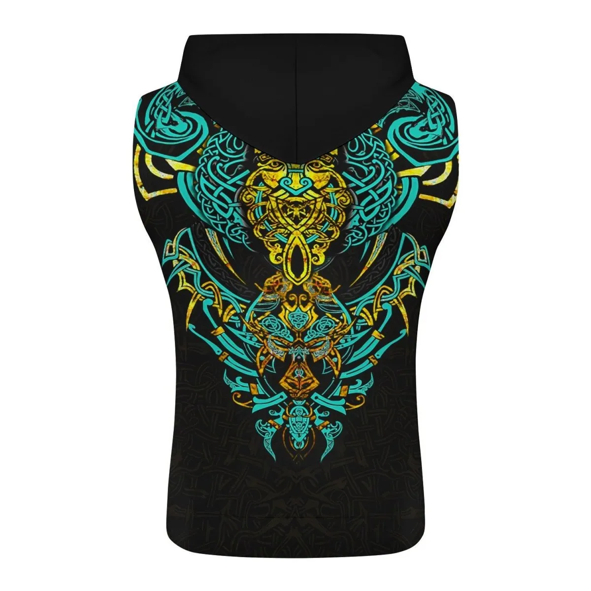 Fenrir Norse Wolf Sleeveless Pullover & Zip Hoodie