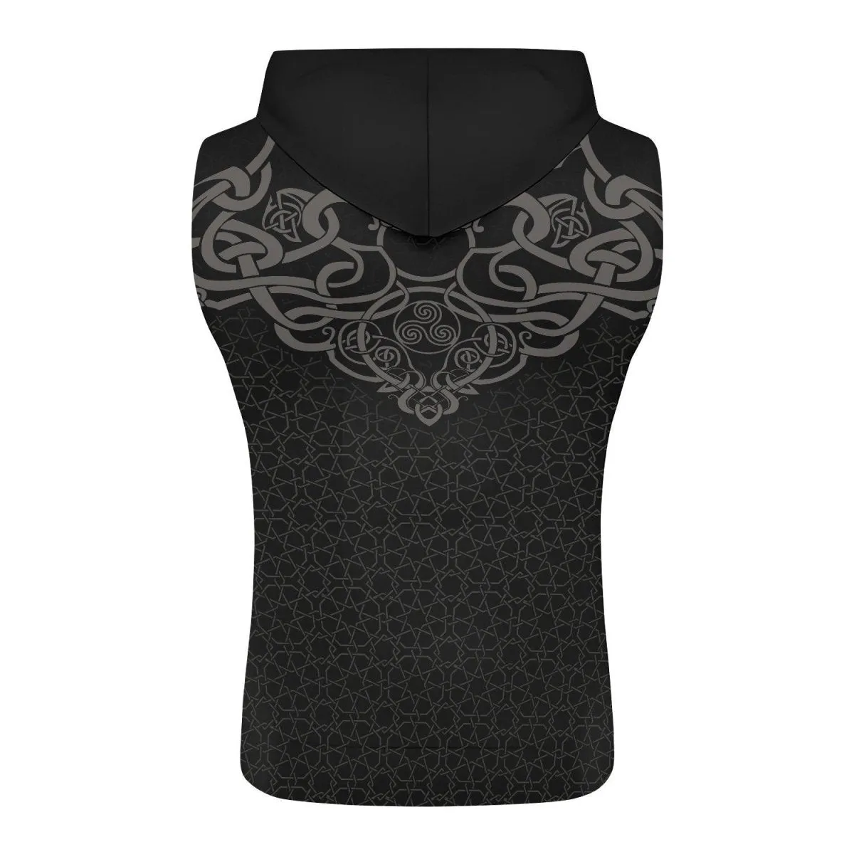 Fenrir Tattoo Viking Sleeveless Pullover & Zip Hoodie