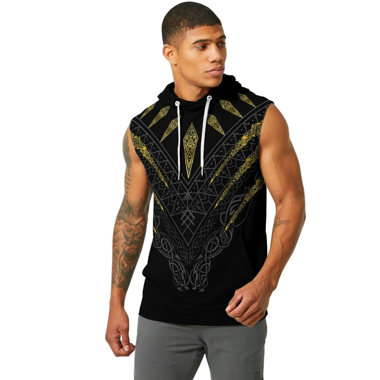 Fenrir's Wrath Sleeveless Pullover & Zip Hoodie
