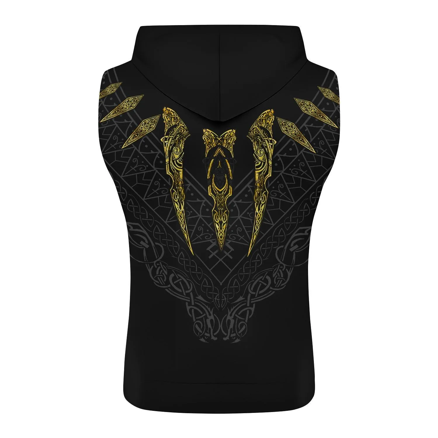 Fenrir's Wrath Sleeveless Pullover & Zip Hoodie