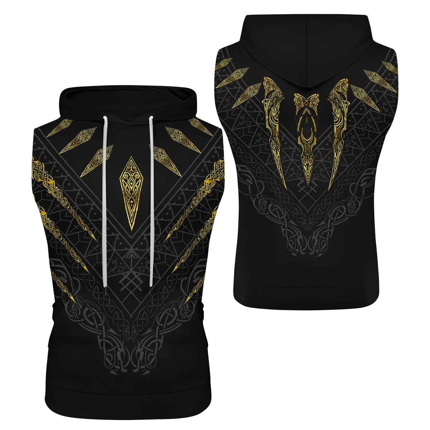 Fenrir's Wrath Sleeveless Pullover & Zip Hoodie