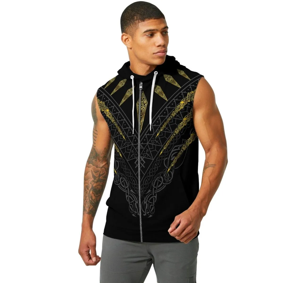 Fenrir's Wrath Sleeveless Pullover & Zip Hoodie