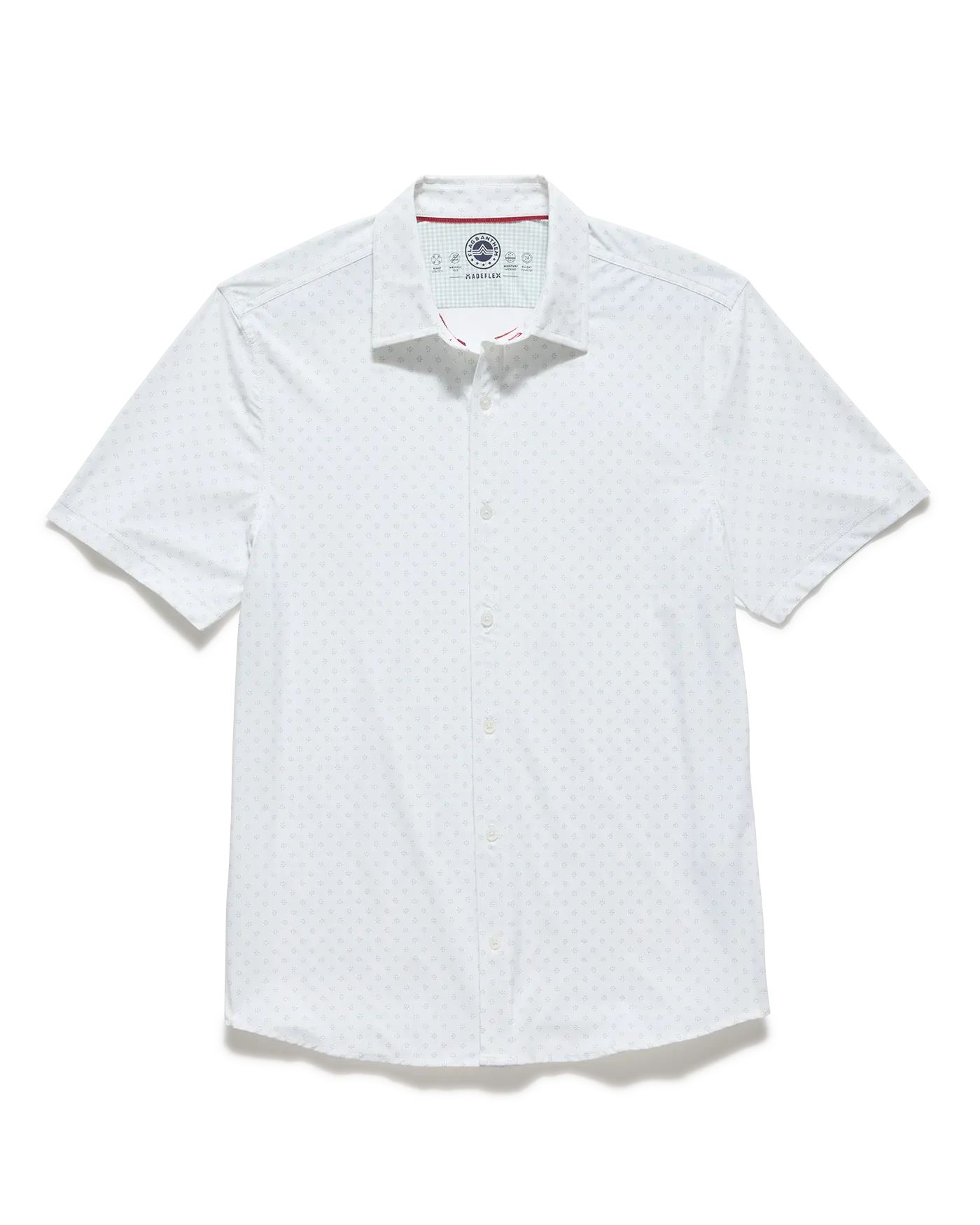 Flag and Anthem Journey SS Stretch Shirt - White Sage