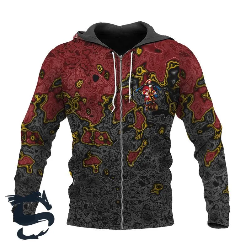 Holographic Colorful Captain Morgan Hoodie & Zip Hoodie