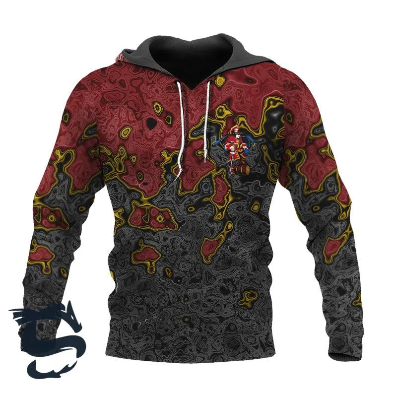 Holographic Colorful Captain Morgan Hoodie & Zip Hoodie