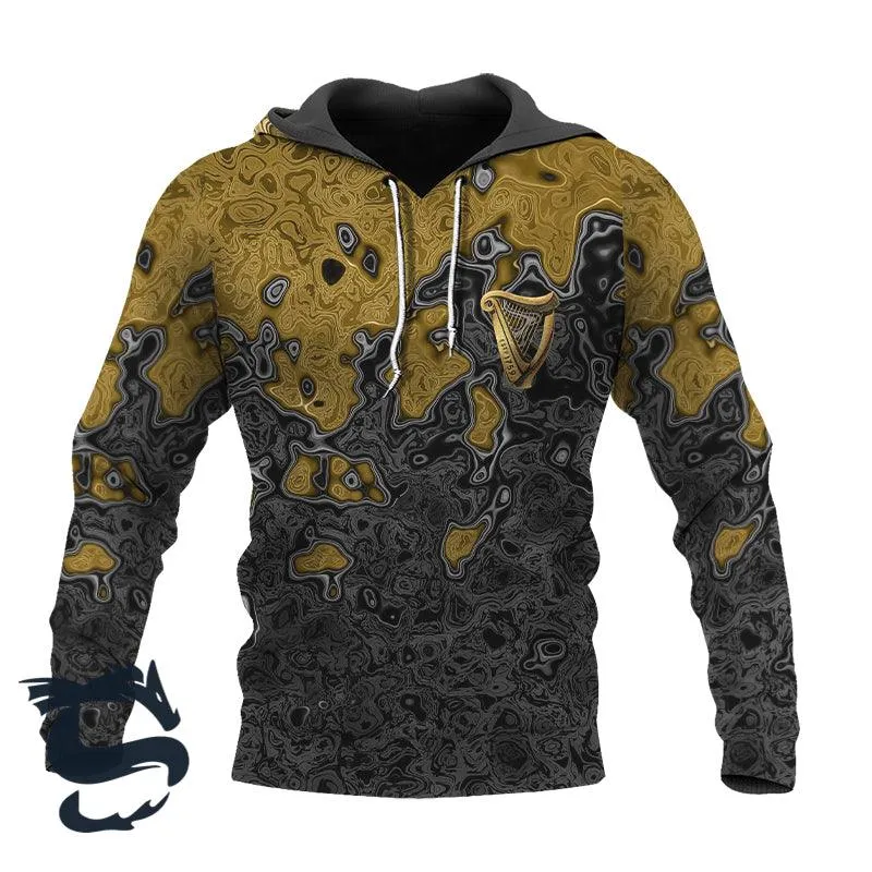 Holographic Colorful Guinness Beer Hoodie & Zip Hoodie