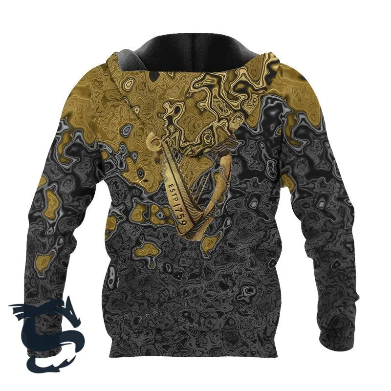 Holographic Colorful Guinness Beer Hoodie & Zip Hoodie