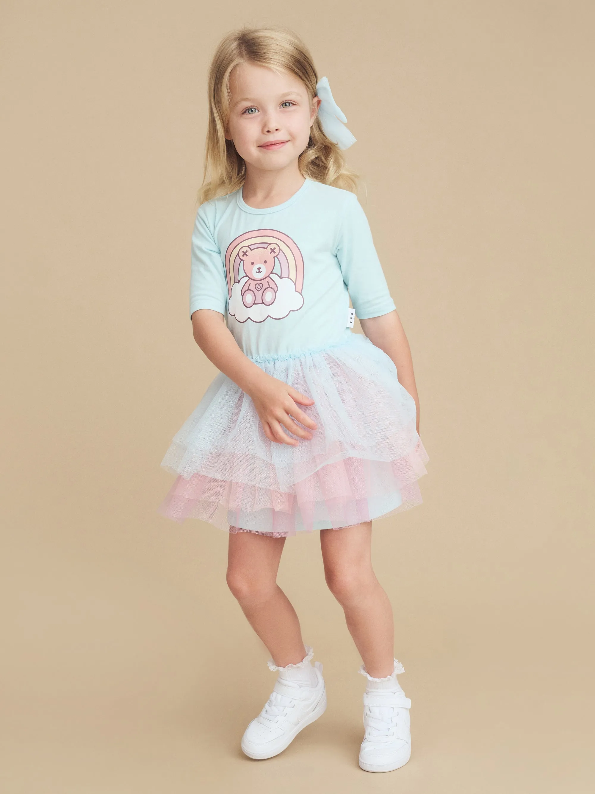 Huxbaby Cloud Bear Layered Ballet Dress