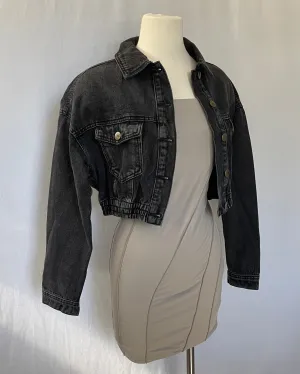 Karla Denim Jacket (Charcoal Grey)