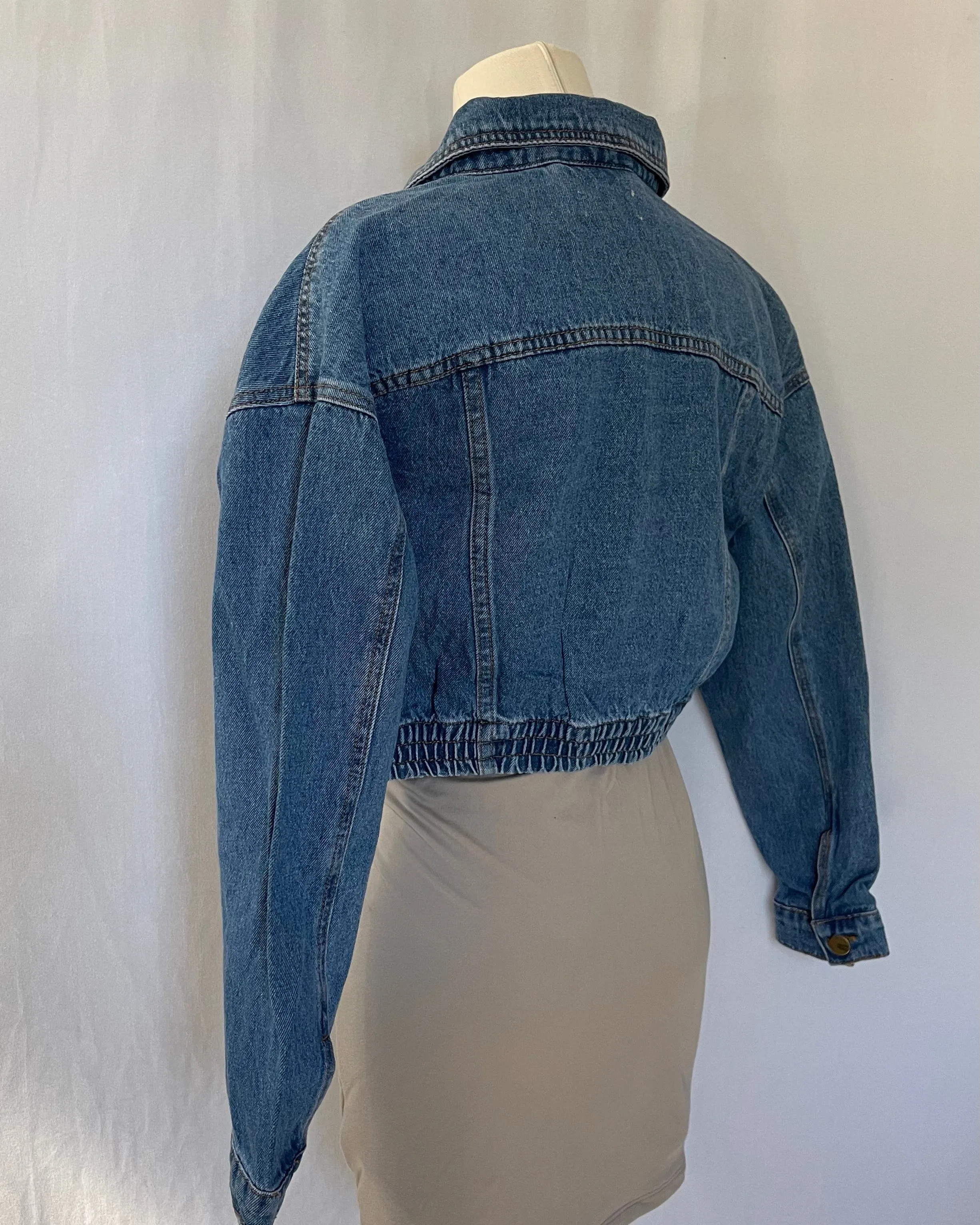 Karla Denim Jacket (Medium Blue)