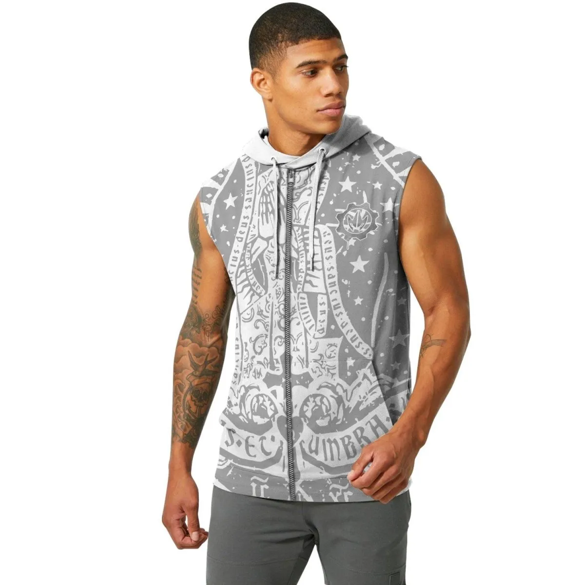 La Santa Muerte Sleeveless Pullover & Zip Hoodie