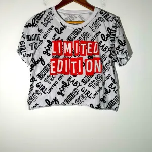 Limited Edition Cropped Babygirl Graphic Tee Shirt