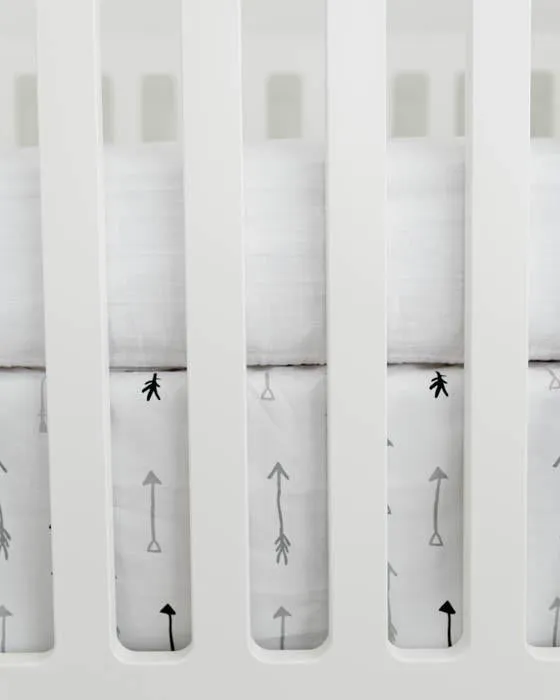 Little Unicorn Percale Crib Skirt