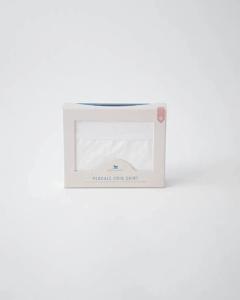 Little Unicorn Percale Crib Skirt
