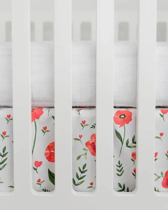 Little Unicorn Percale Crib Skirt
