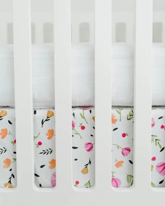 Little Unicorn Percale Crib Skirt