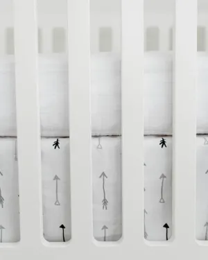 Little Unicorn Percale Crib Skirt