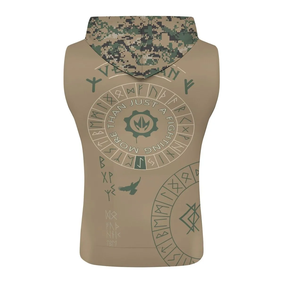 Marine Veteran Viking Sleeveless Pullover & Zip Hoodie