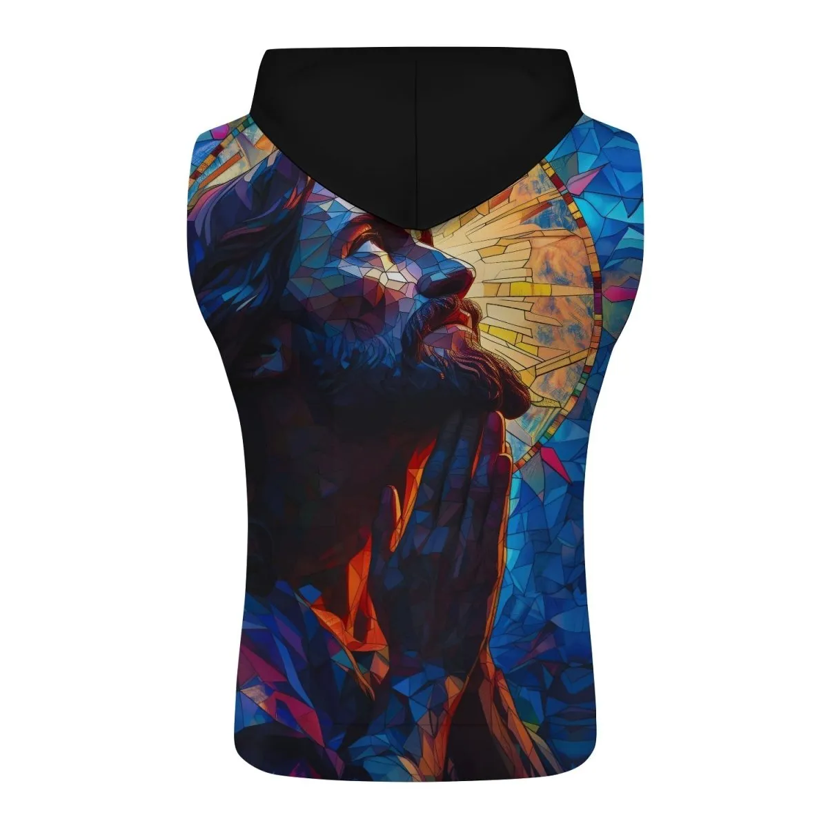 Merciful Jesus Sleeveless Pullover & Zip Hoodie