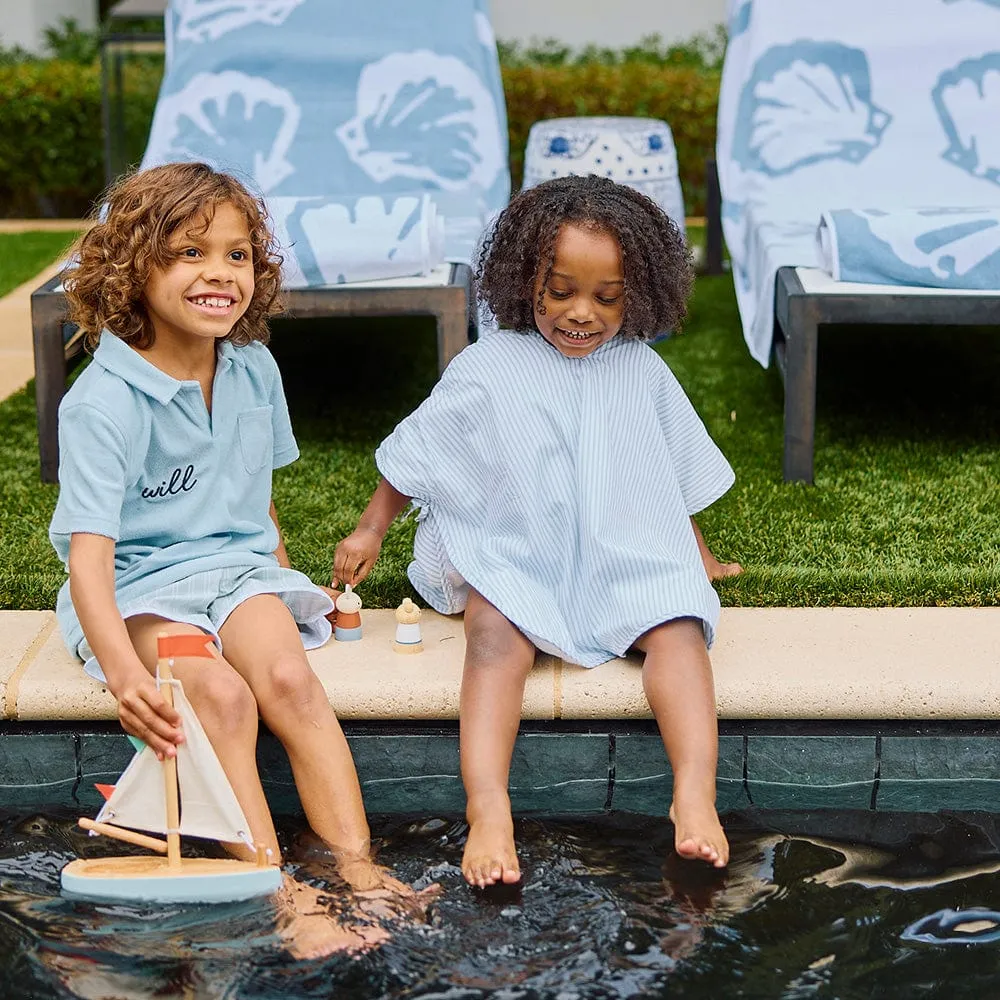 Percale Kids' Poncho