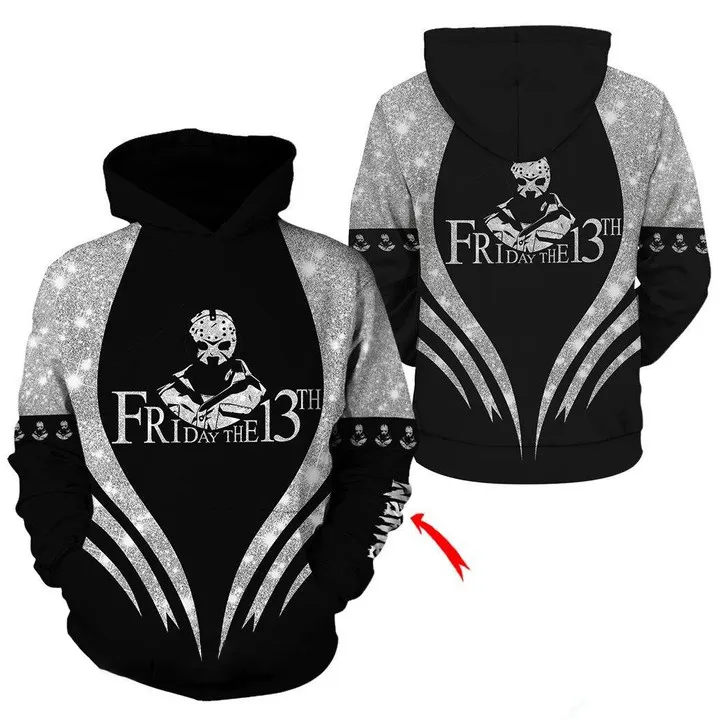 Personalized Friday The 13th Jason Voorhees Hoodie & Zip Hoodie