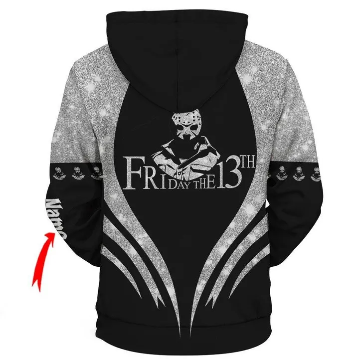 Personalized Friday The 13th Jason Voorhees Hoodie & Zip Hoodie