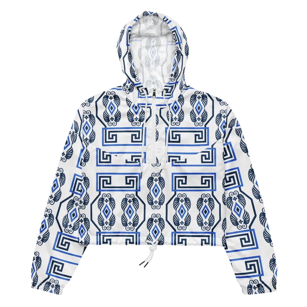 The Key Womens cropped windbreaker